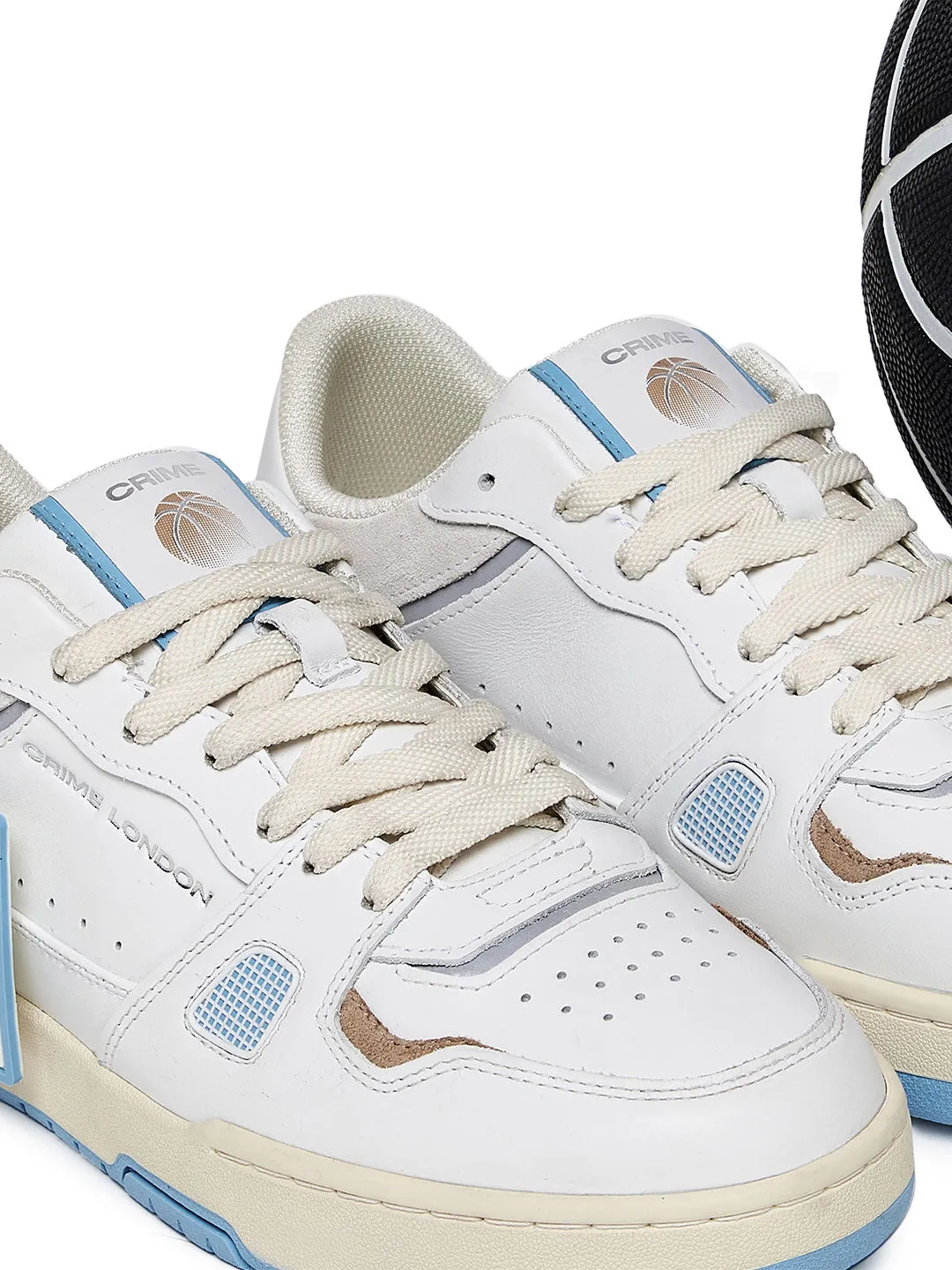 Crime Off Court OG Ice Cube sneakers bianco e celeste