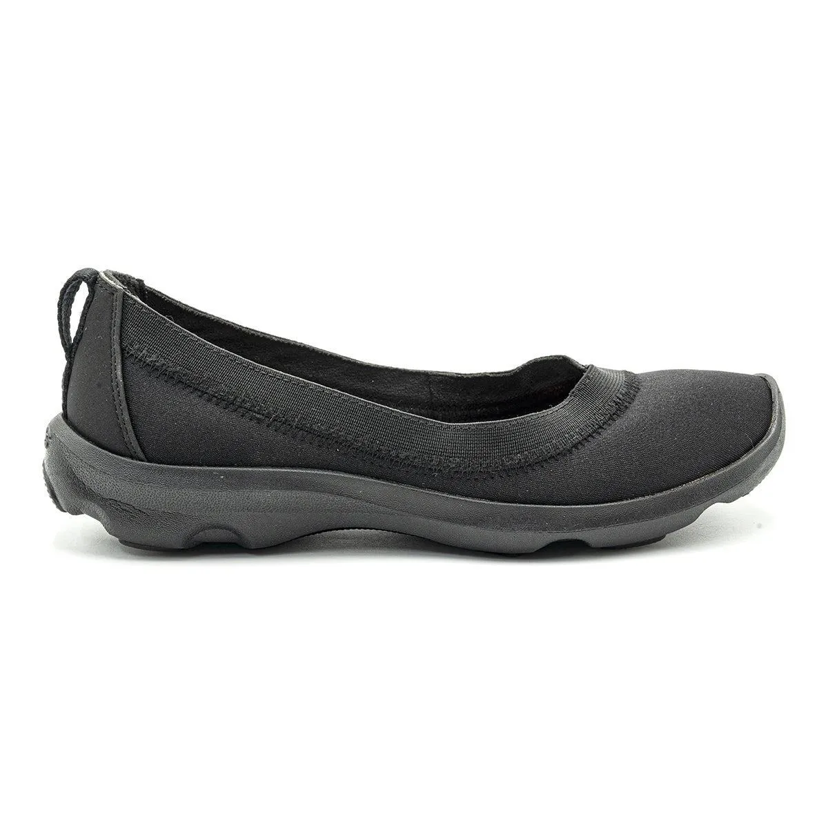 Crocs Busy Day Stretch Ballerinas Fabric Black Colour For Women