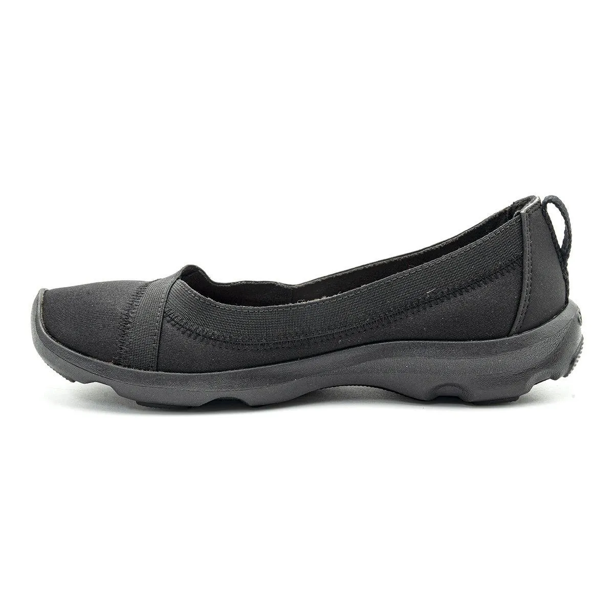 Crocs Busy Day Stretch Ballerinas Fabric Black Colour For Women