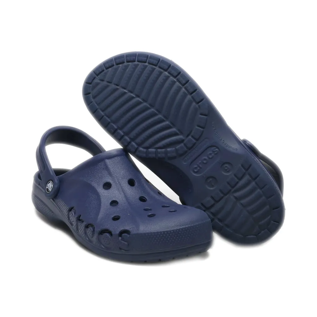 Crocs Classic Baya Lined Clogs Canvas Blue Colour For Women