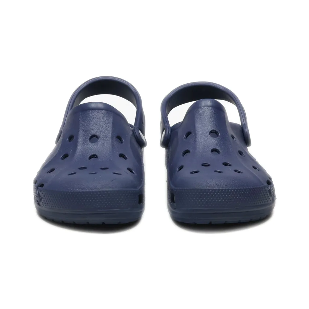 Crocs Classic Baya Lined Clogs Canvas Blue Colour For Women