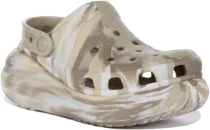 Crocs Classic Crush Marbled In Ivory