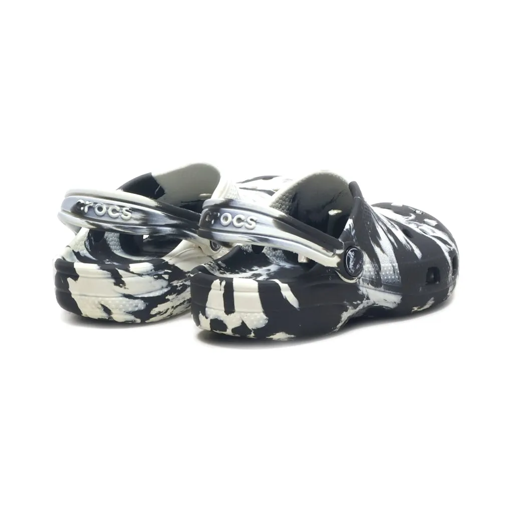 Crocs Classic Marbled Clogs Rubber Multicolour Colour For Kids