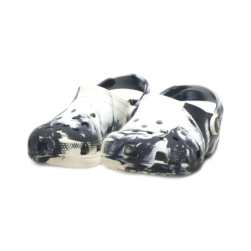 Crocs Classic Marbled Clogs Rubber Multicolour Colour For Kids