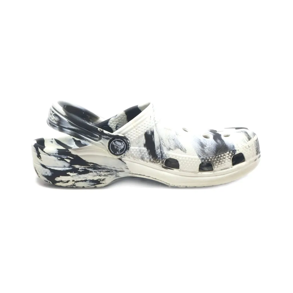 Crocs Classic Marbled Clogs Rubber Multicolour Colour For Kids