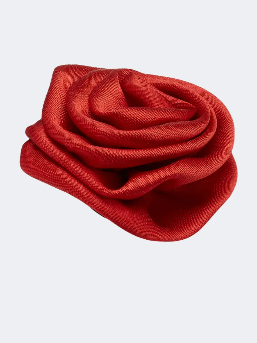 Crocs Magenta Rosette Unisex Lifestyle Pins Red