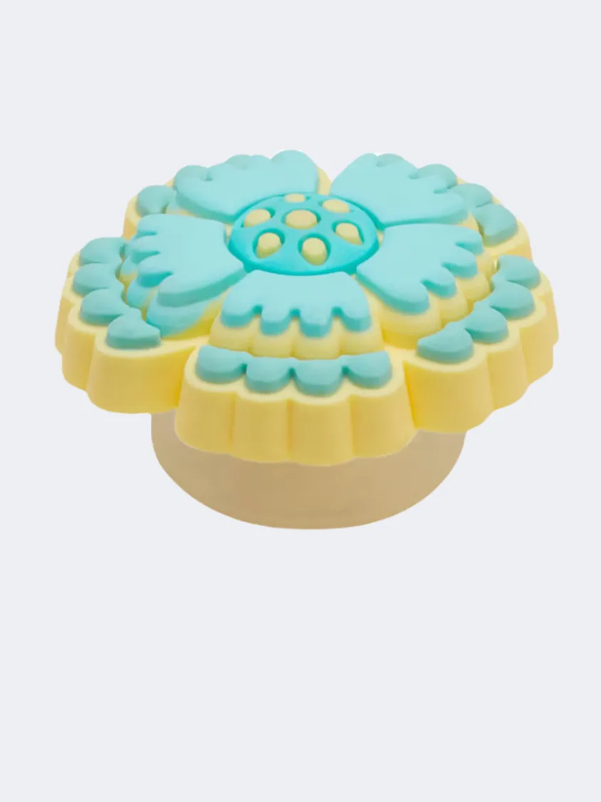 Crocs Multi Flower Unisex Lifestyle Pins Blue/Yellow