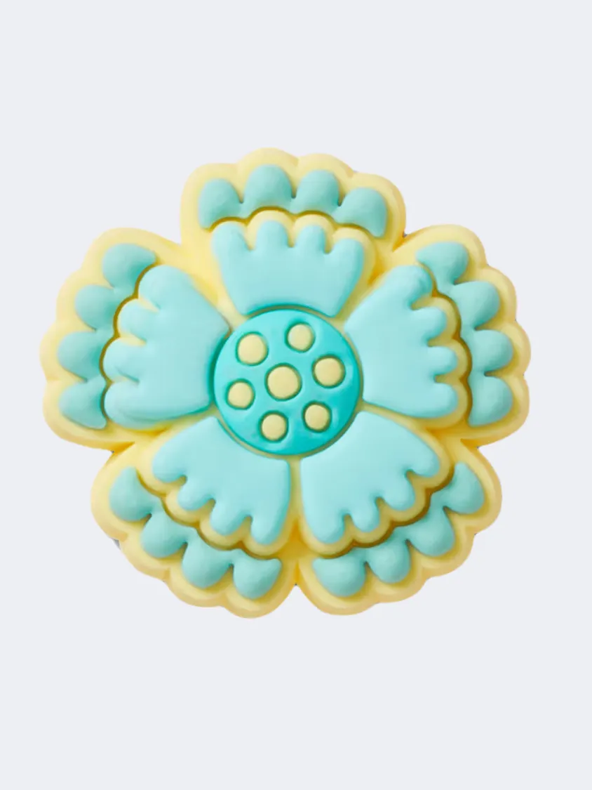 Crocs Multi Flower Unisex Lifestyle Pins Blue/Yellow