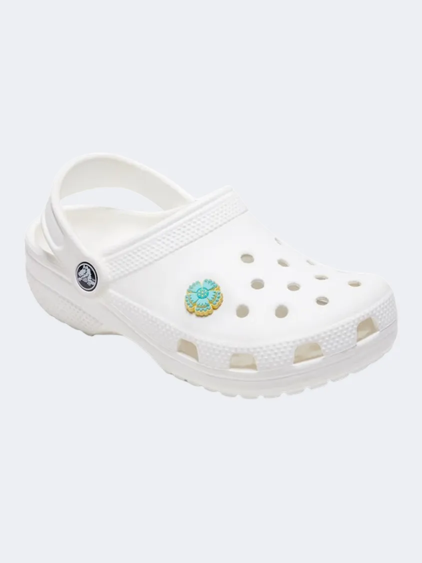 Crocs Multi Flower Unisex Lifestyle Pins Blue/Yellow