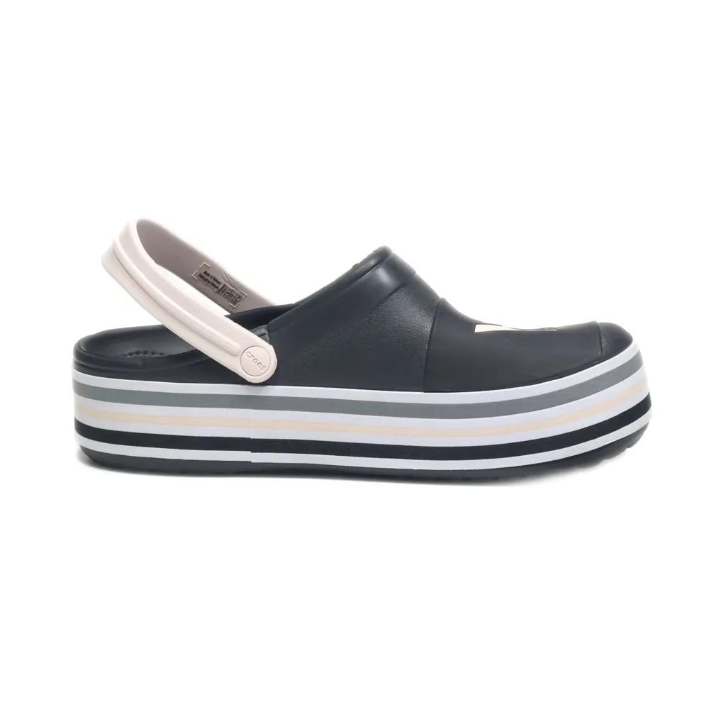 Crocs Platform Clogs Rubber Black Colour For Women
