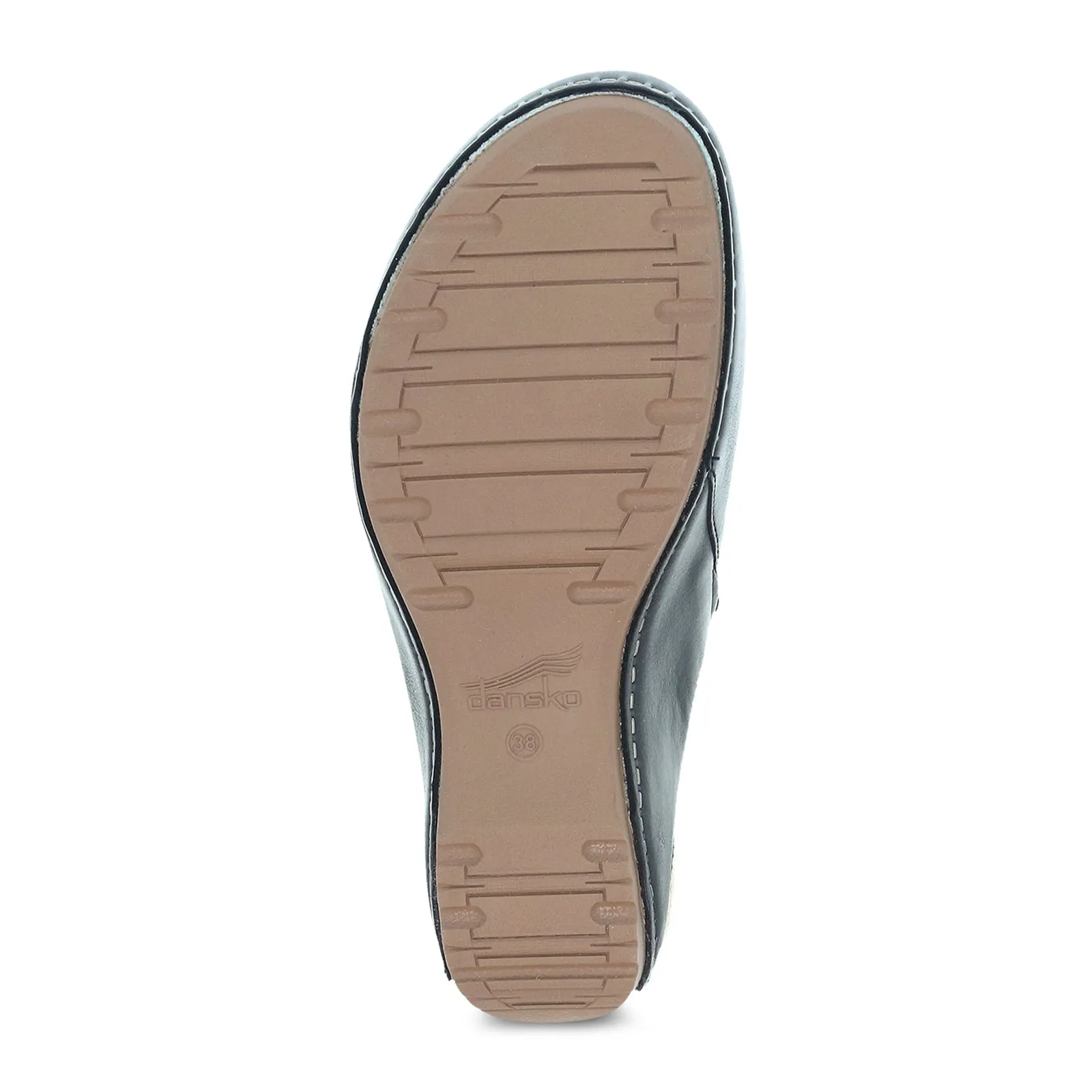 Dansko Talulah Clog (Women) - Black Milled Burnished