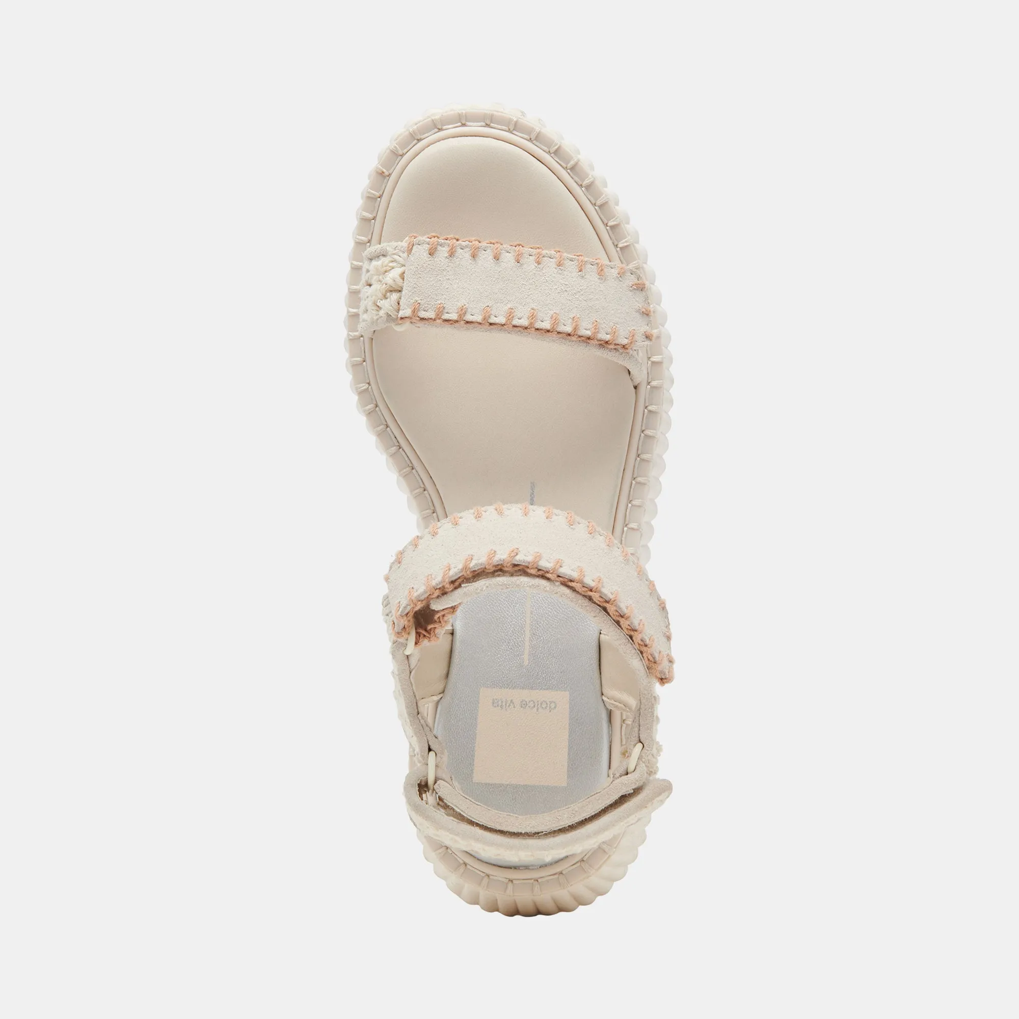 Dolce Vita Debra Sandals in Ivory Suede