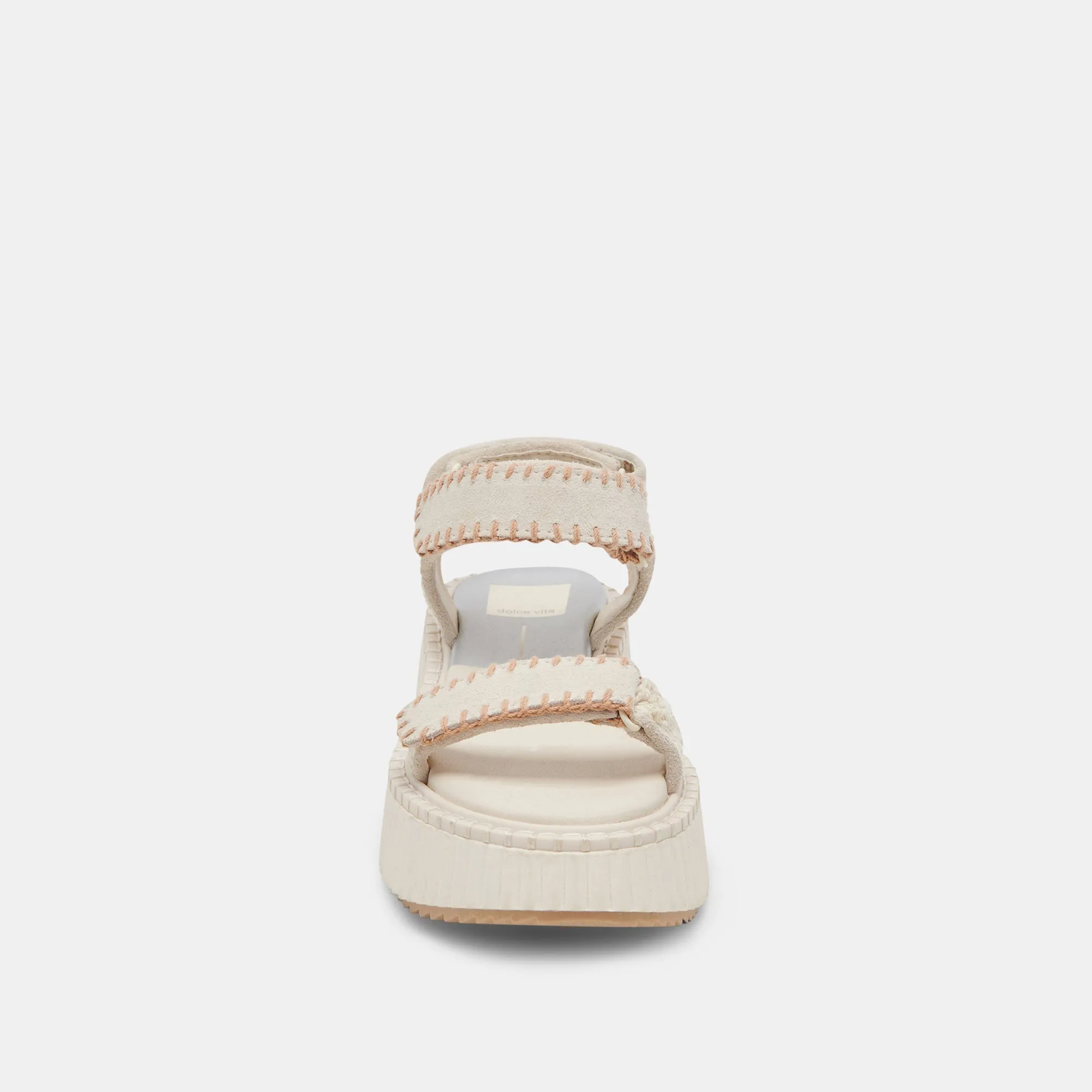 Dolce Vita Debra Sandals in Ivory Suede