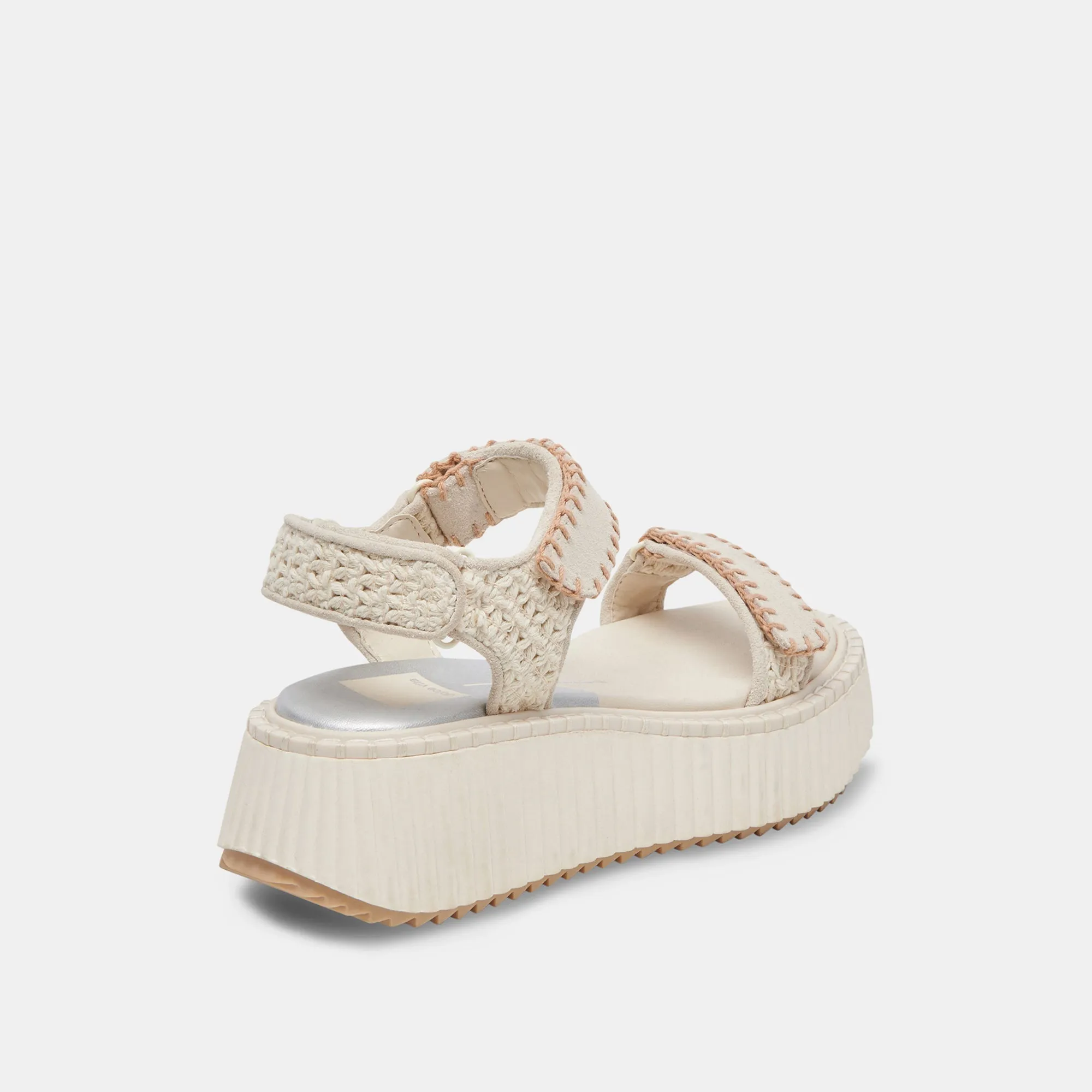 Dolce Vita Debra Sandals in Ivory Suede