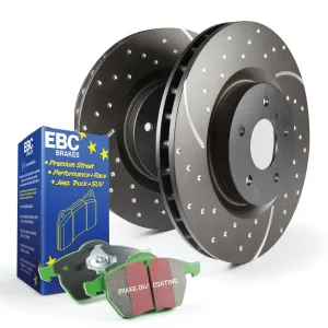 EBC Brakes S10KF1661 S10 Kits Greenstuff 2000 and GD Rotors
