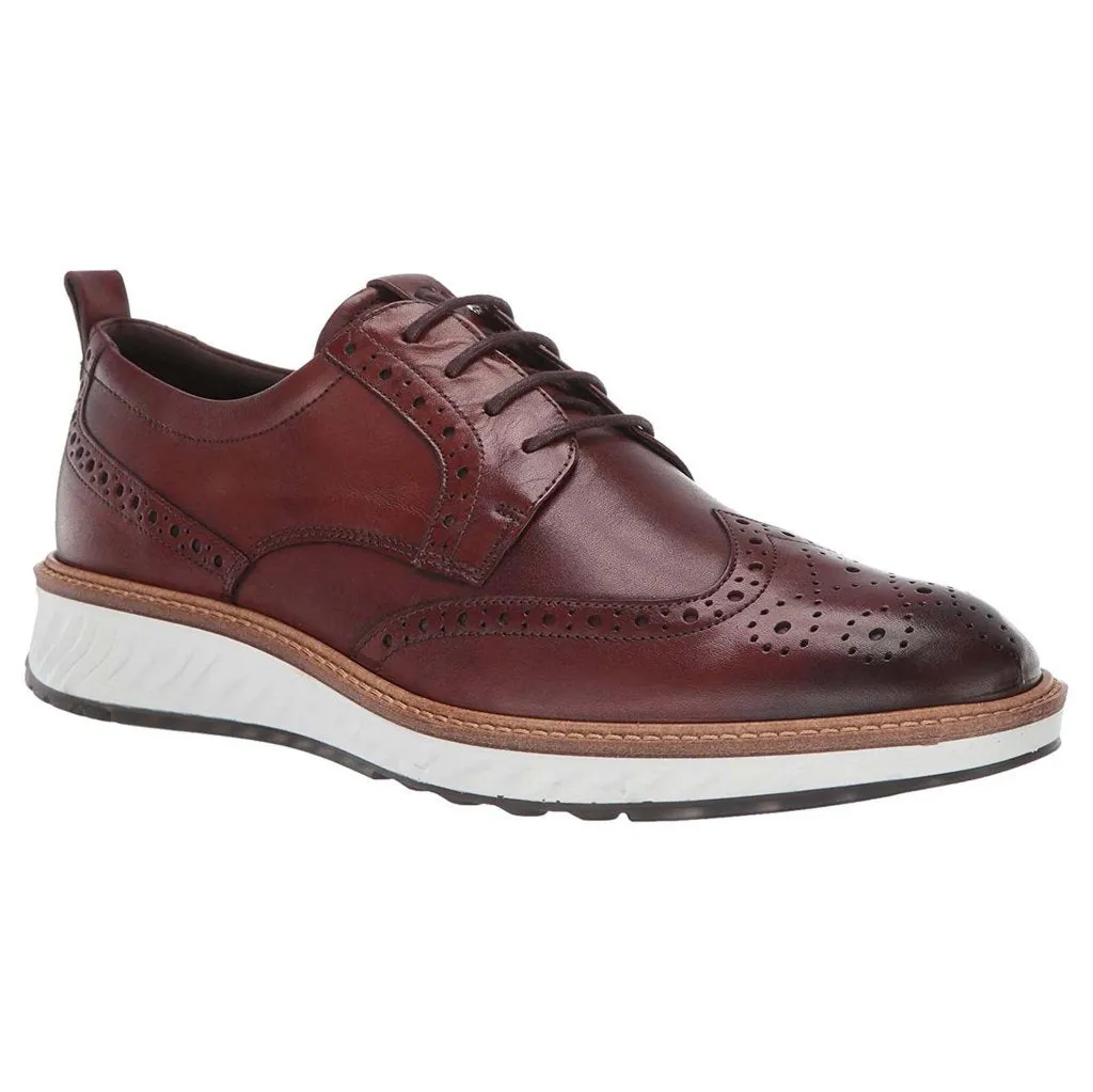 Ecco St.1 Hybrid Full Grain Leather Men's Brogue Derby Shoes