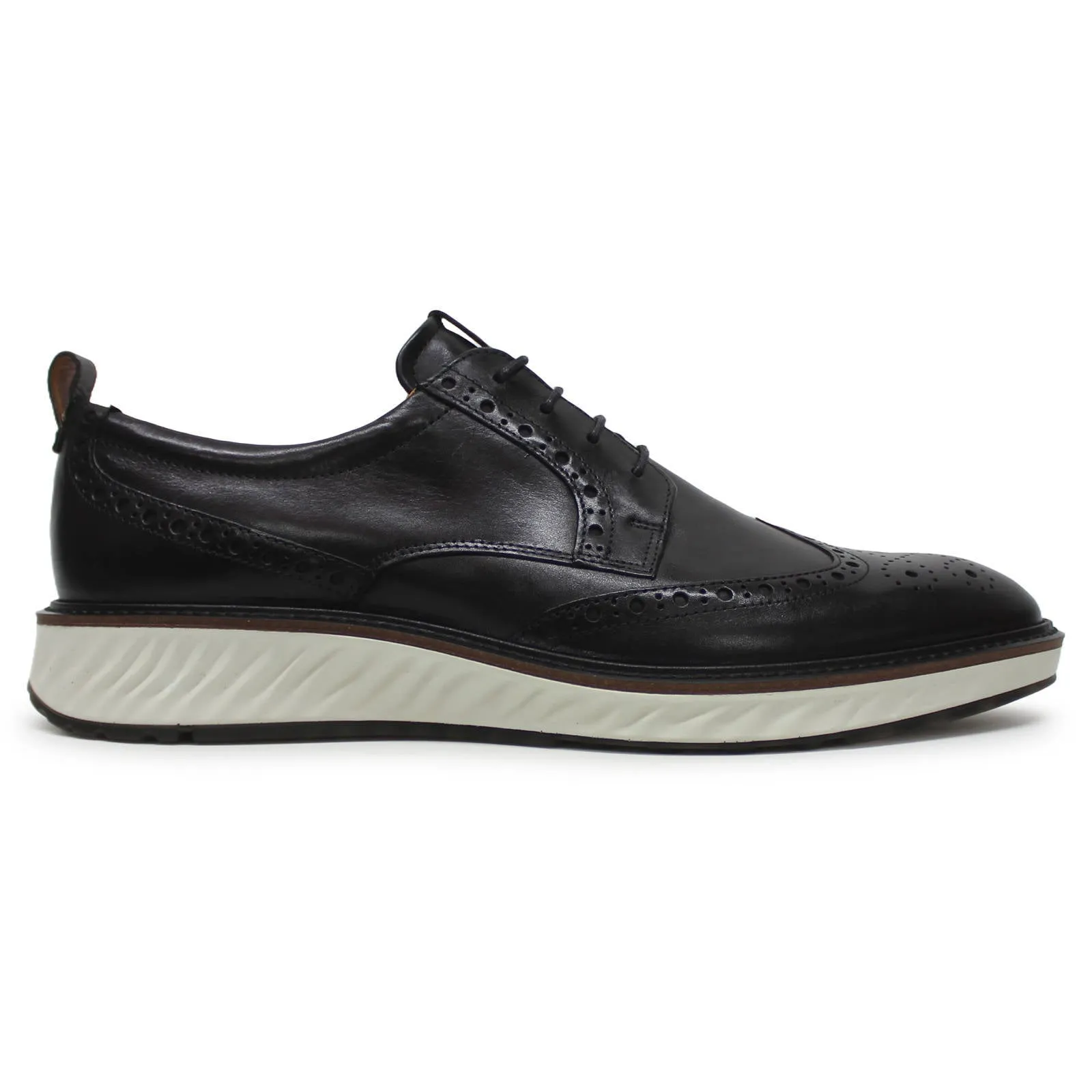 Ecco St.1 Hybrid Full Grain Leather Men's Brogue Derby Shoes