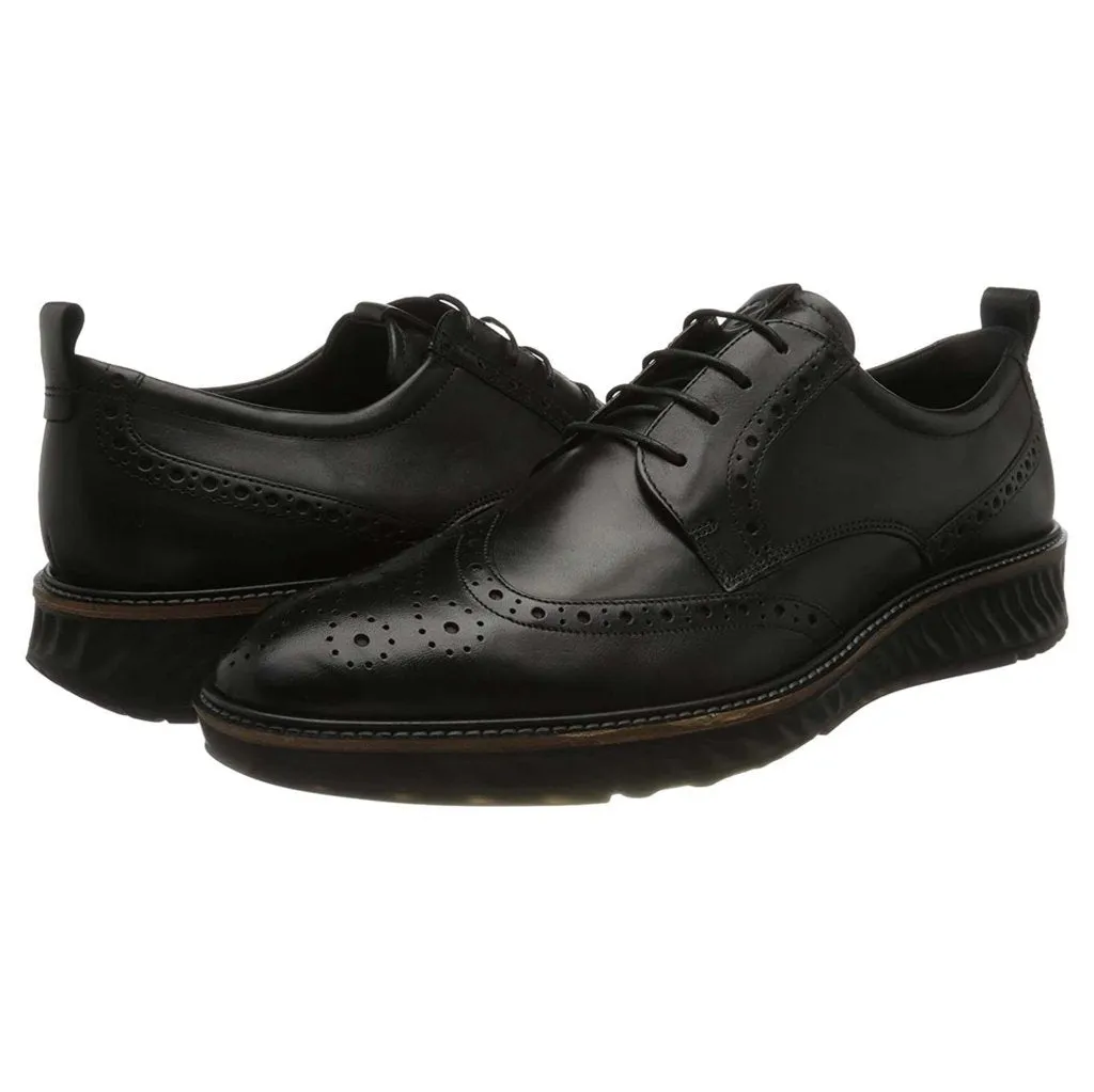 Ecco St.1 Hybrid Full Grain Leather Men's Brogue Derby Shoes