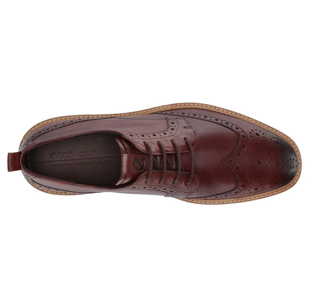 Ecco St.1 Hybrid Full Grain Leather Men's Brogue Derby Shoes