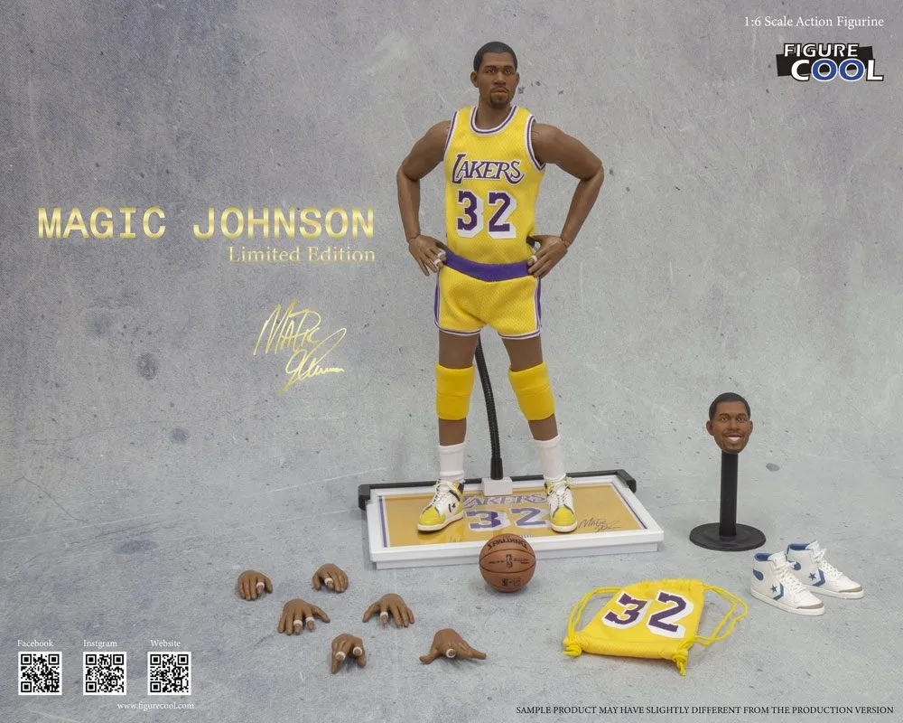 FIGURE COOL - NBA Collection Action Figure 1:6 Magic Jhonson Limited Edition