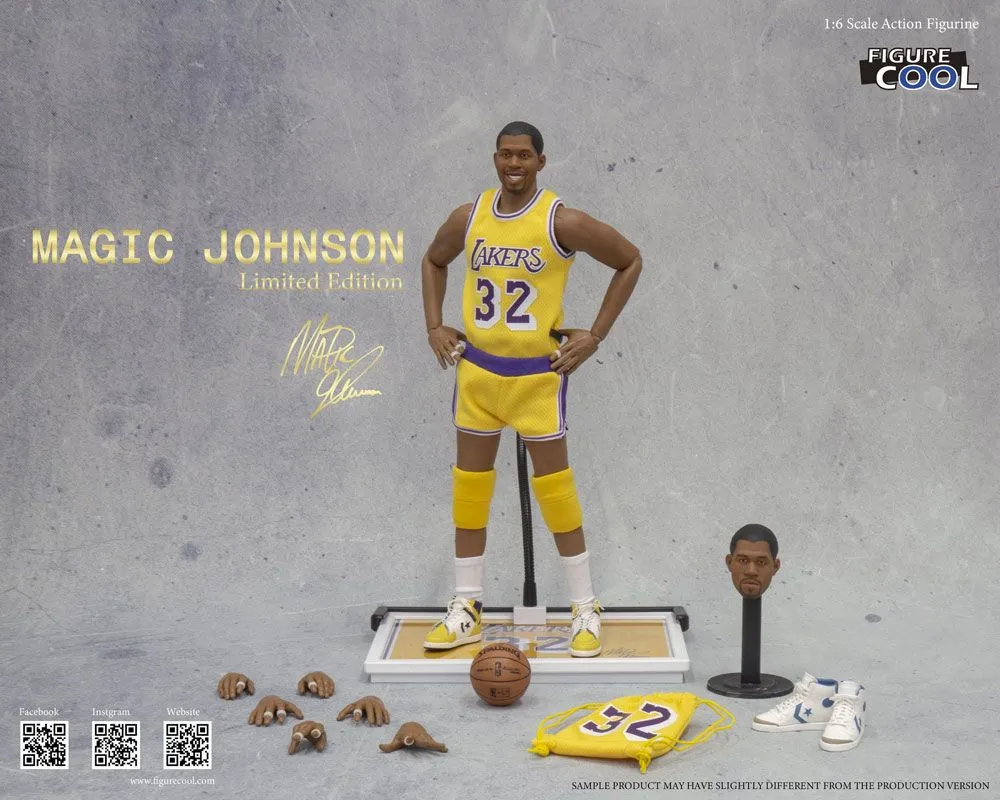 FIGURE COOL - NBA Collection Action Figure 1:6 Magic Jhonson Limited Edition