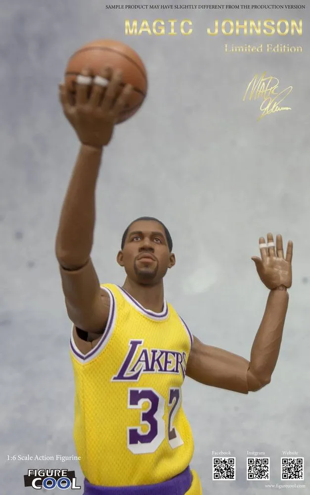 FIGURE COOL - NBA Collection Action Figure 1:6 Magic Jhonson Limited Edition
