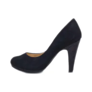 Gemo High-Heel Shoes Suede Black Colour For Women