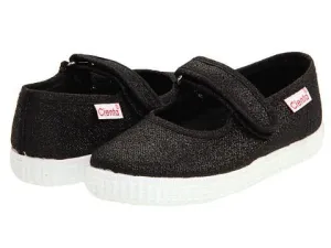 Girl Mary Jane - Black Metallic