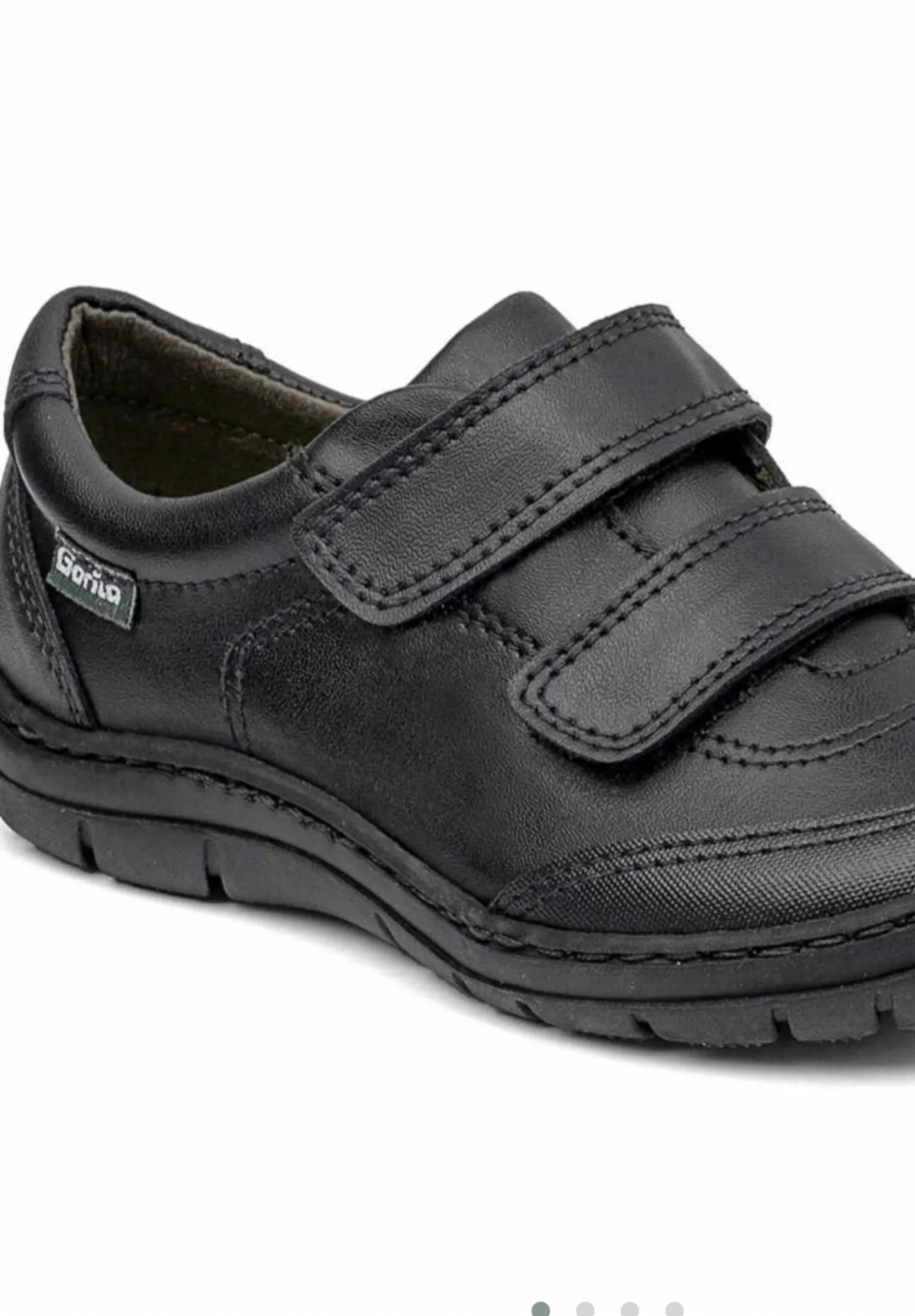 Gorila boys school shoes double strap