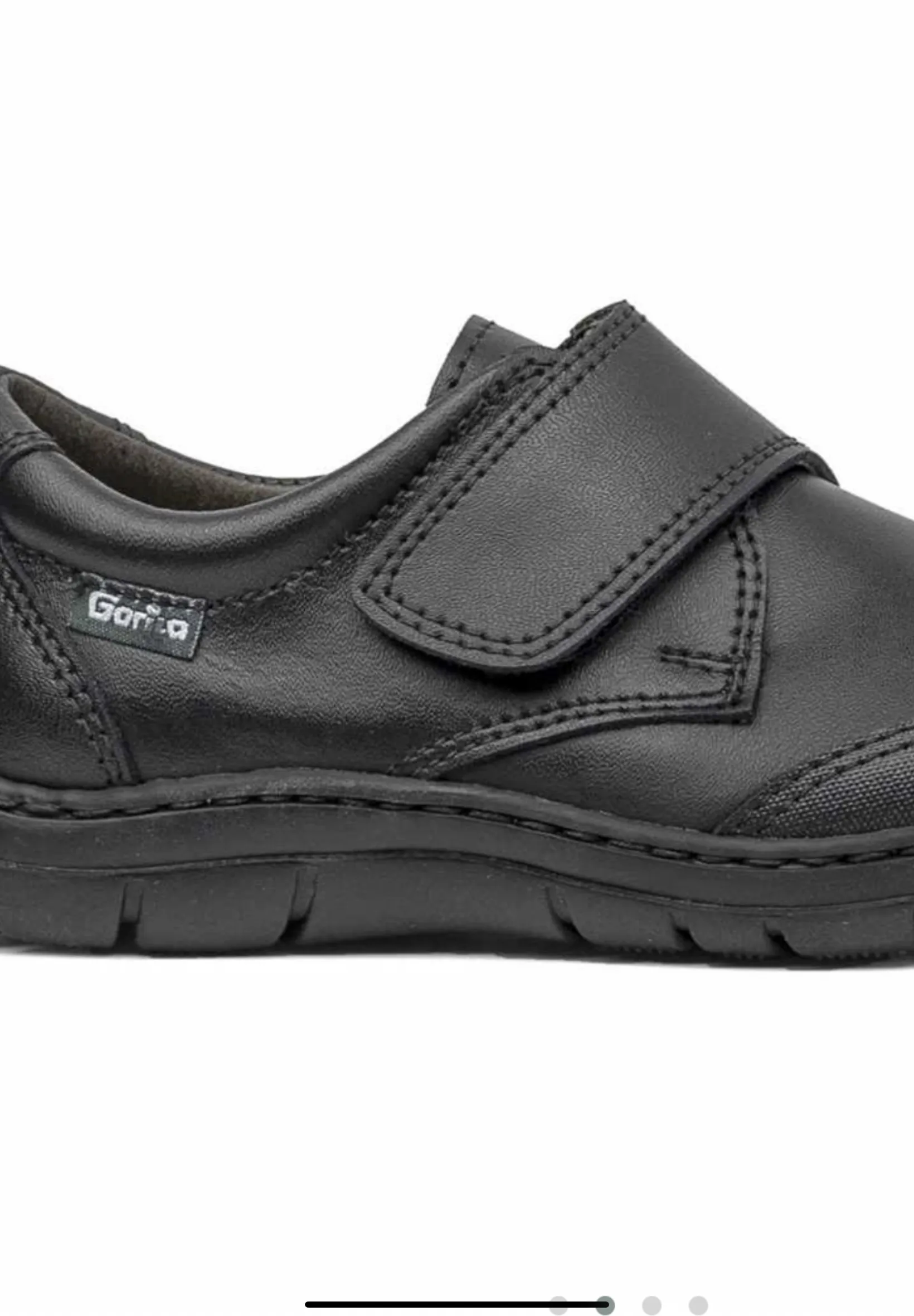 Gorila boys school shoes single strap 31501