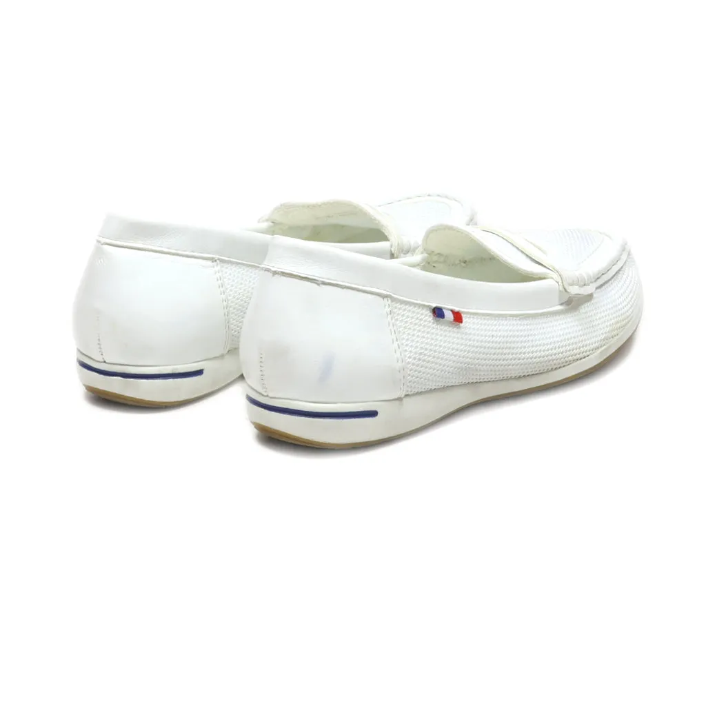 Graceland Loafers Leather White Colour For Women