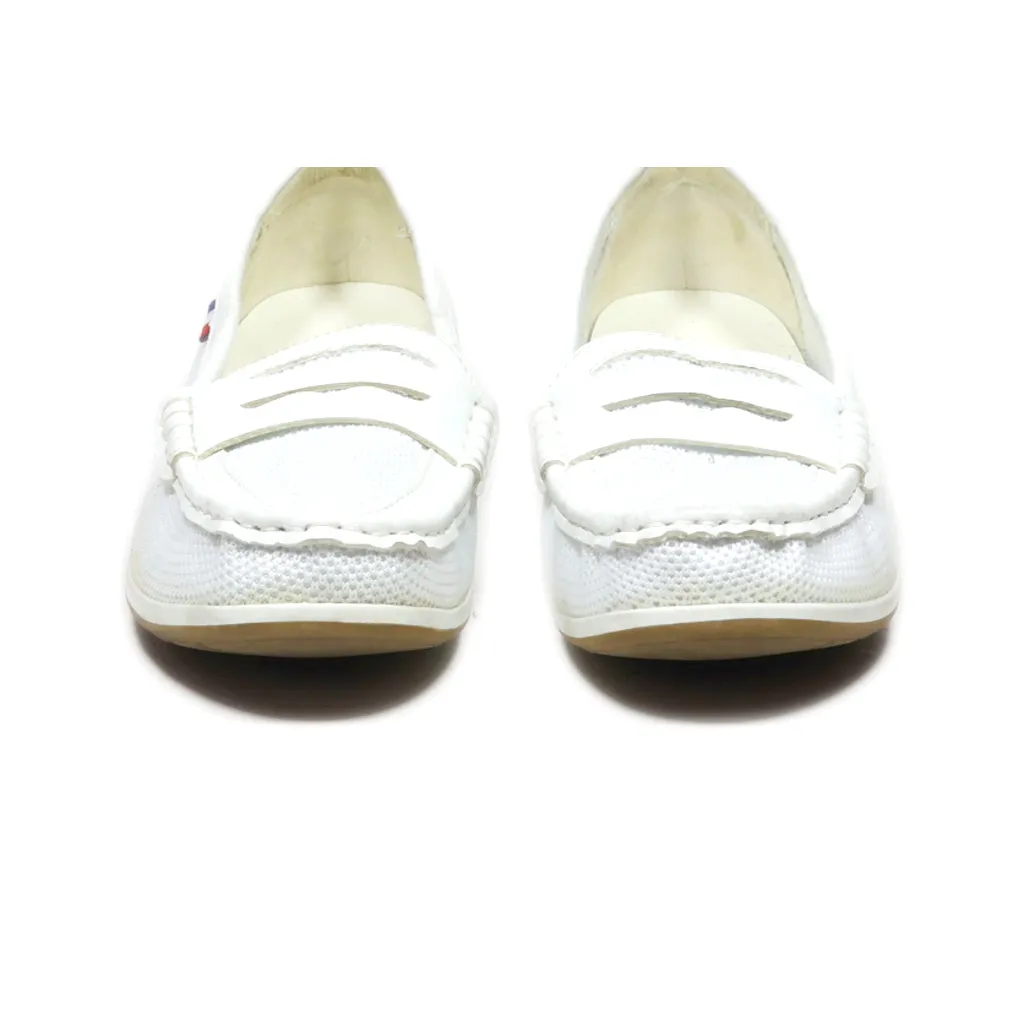 Graceland Loafers Leather White Colour For Women