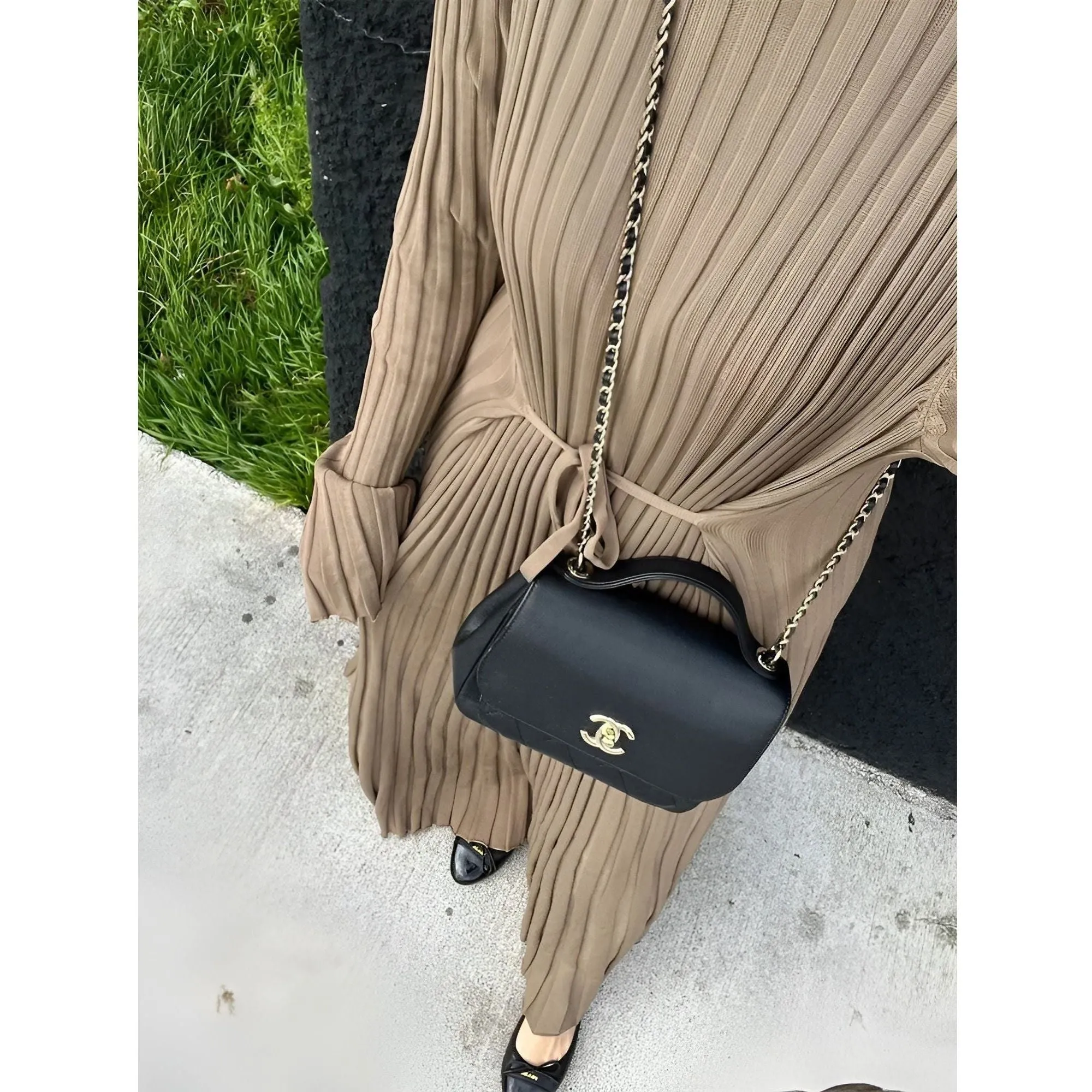 Gracy Dress - Elegantes und Atmungsaktives Langärmeliges Kleid