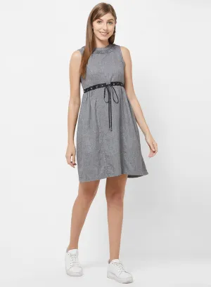 Grey Short Dress