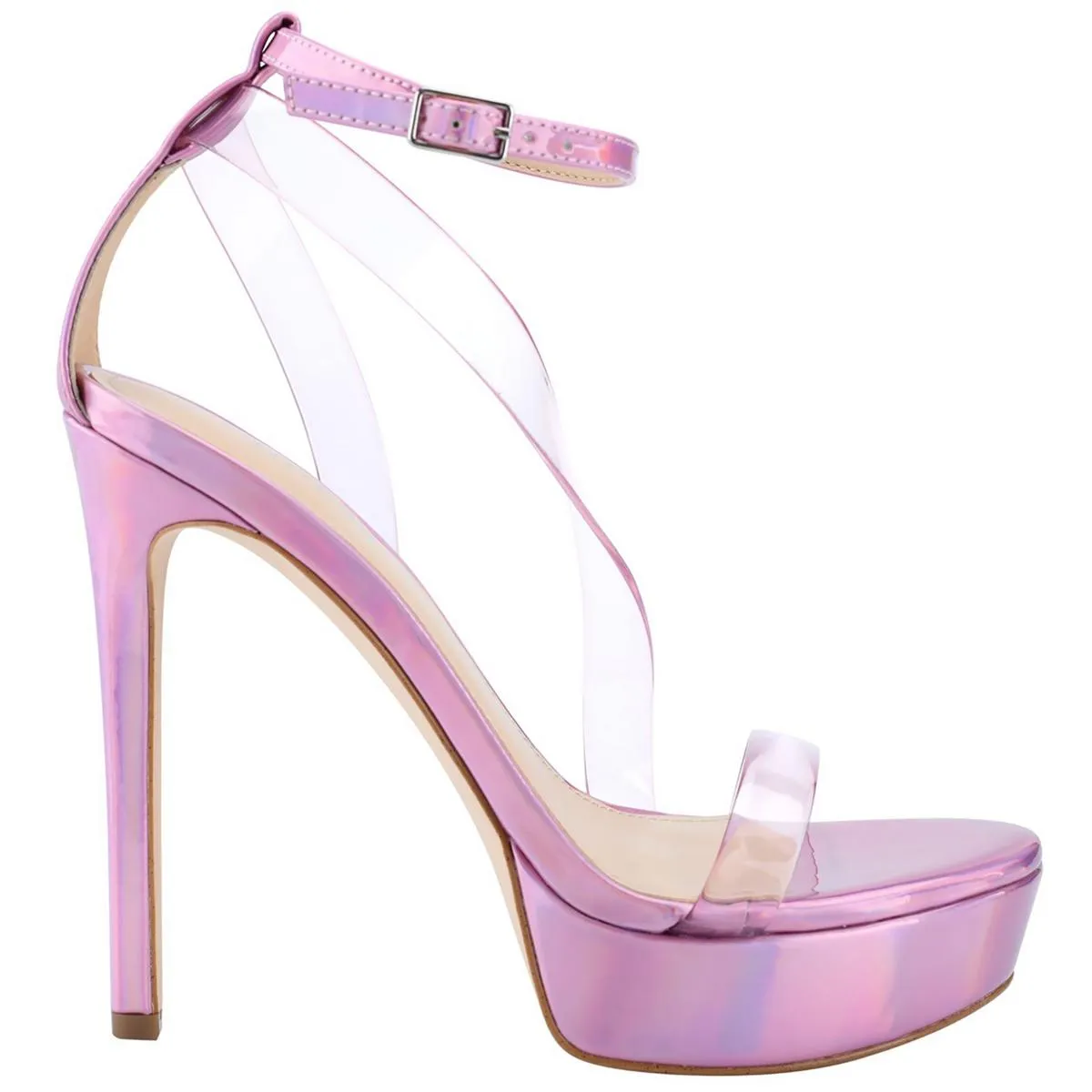 Guess Womens CASILDA Stilettos Ankle Strap Pumps