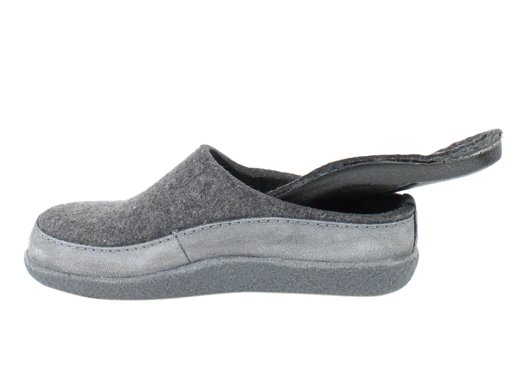Haflinger Clogs Blizzard Skane Anthracite