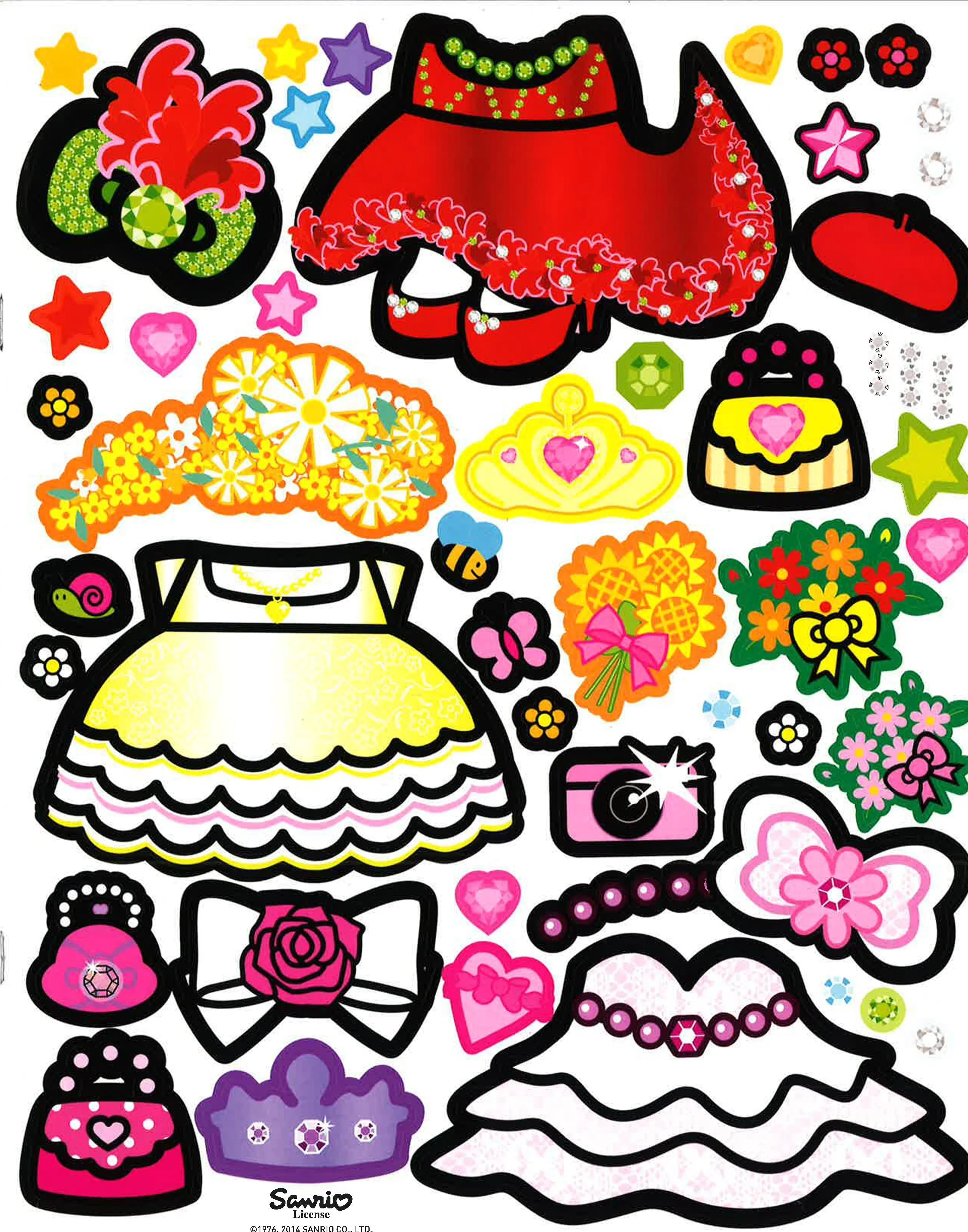 Hello Kitty: Dress Up Sticker Book Wedding Day