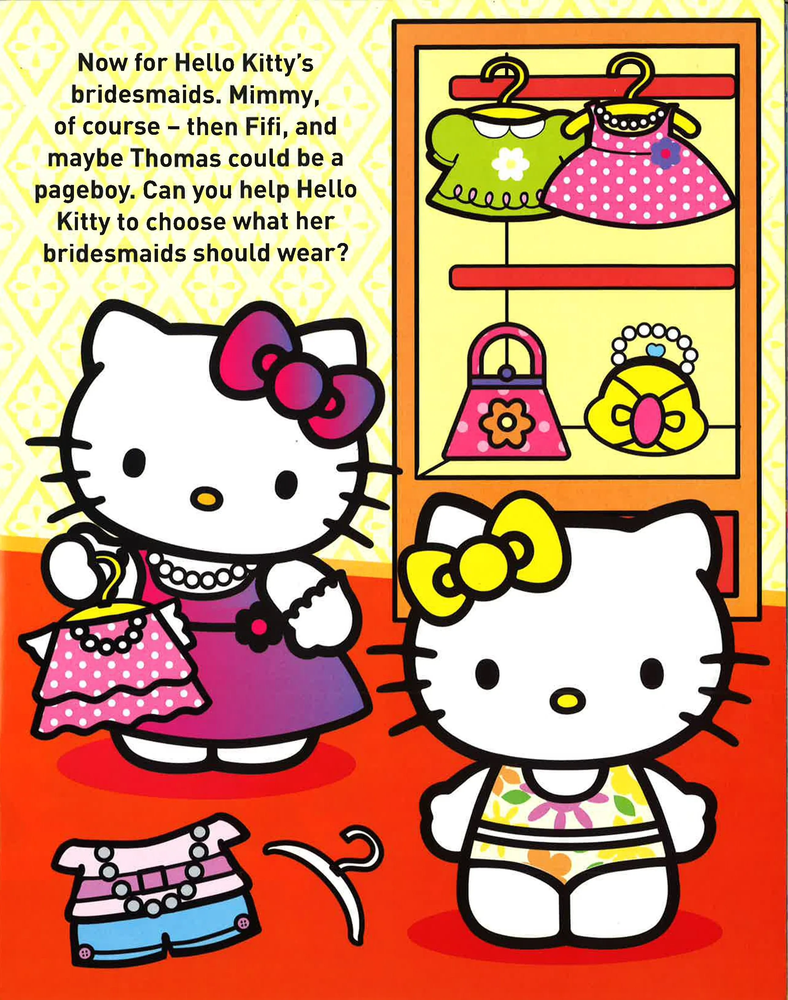 Hello Kitty: Dress Up Sticker Book Wedding Day