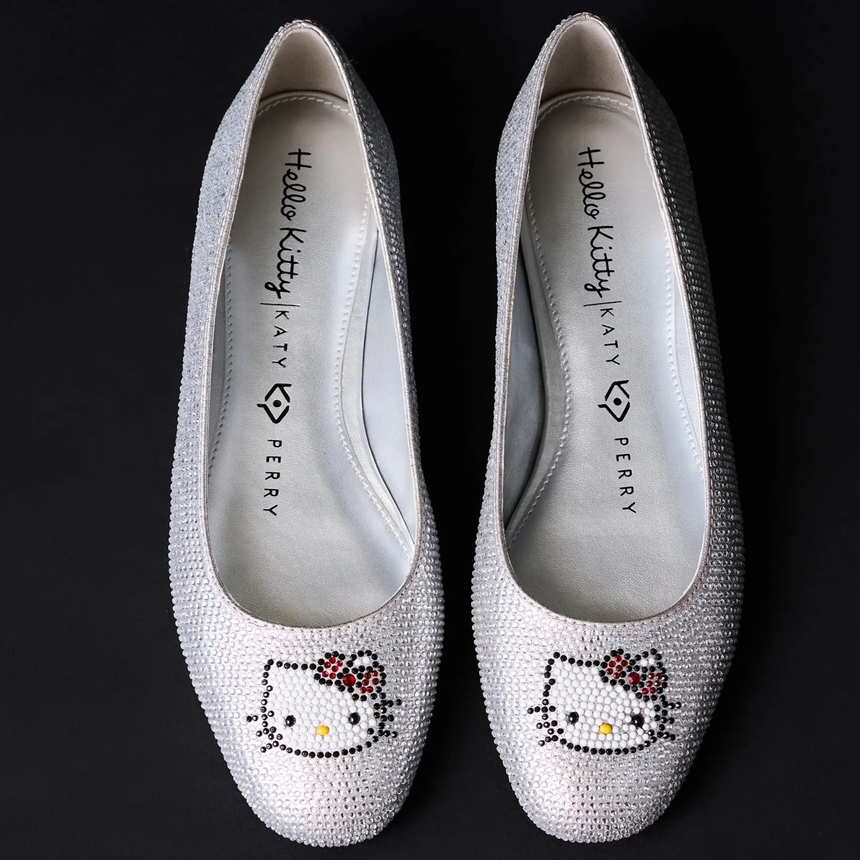 Hello Kitty x Katy Perry Crystal Ballet Flat (Silver)