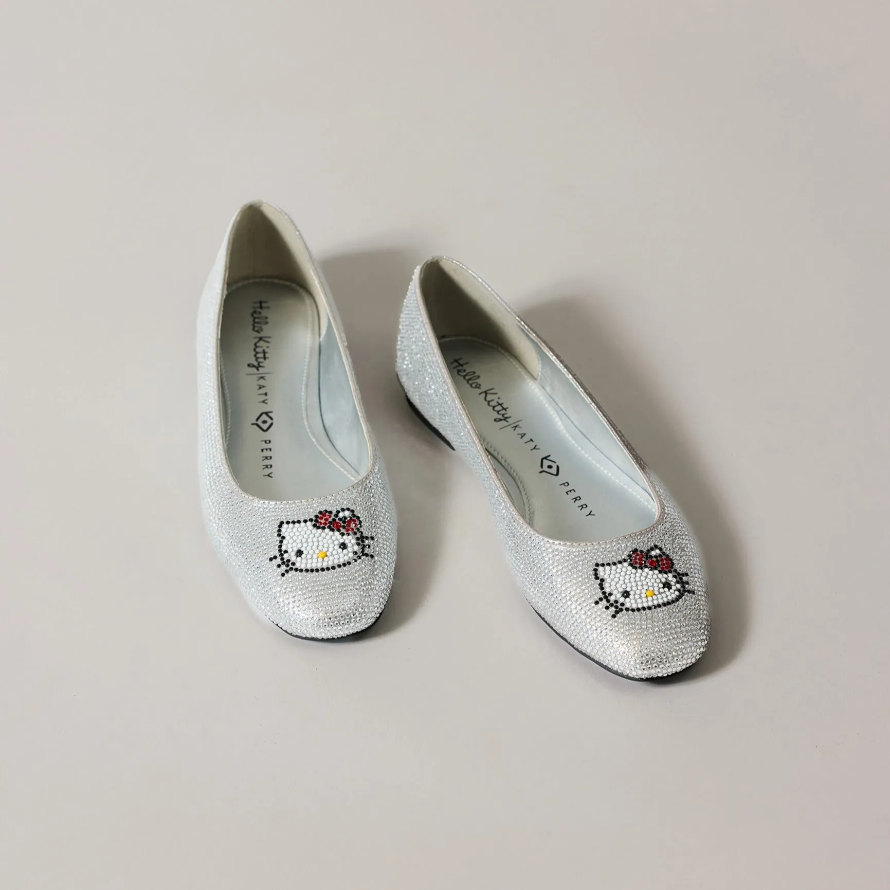 Hello Kitty x Katy Perry Crystal Ballet Flat (Silver)