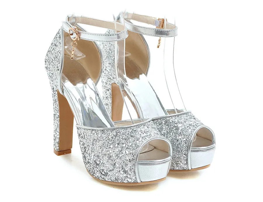 High Heel Platform Sandals