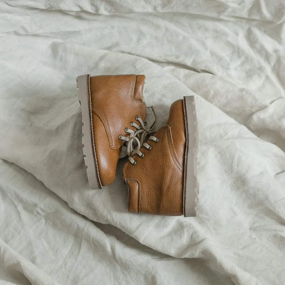 High Top Boot | Cognac