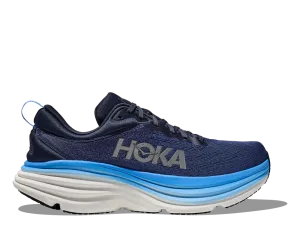'HOKA' Men's Bondi 8 - Outer Space / All Aboard (Wide)