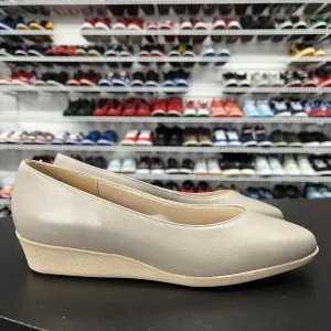 Hush Puppies Women Rose Taupe Leather Loafers Shoes Size 7 M