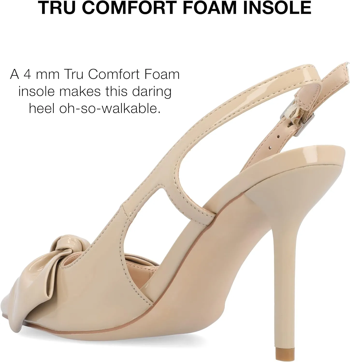 Journee Collection Women's Tru Comfort Foam Viera Pumps  Color Nude Size 10M