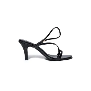 Khloe Black Patent Stilletoes