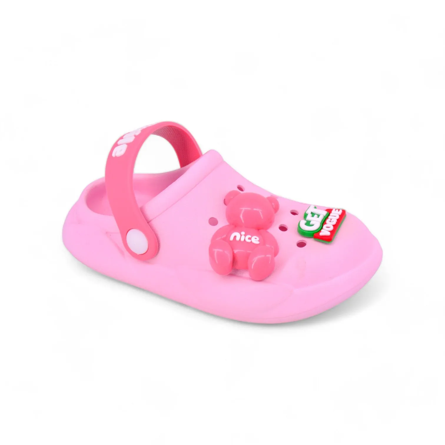Kids Cartoon Themed Clogs Kids Footwear Pink CHP423PK