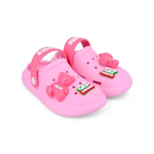 Kids Cartoon Themed Clogs Kids Footwear Pink CHP423PK