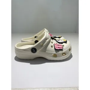 Kids Cartoon Themed Clogs with Stickers Kids Footwear CHP463BG