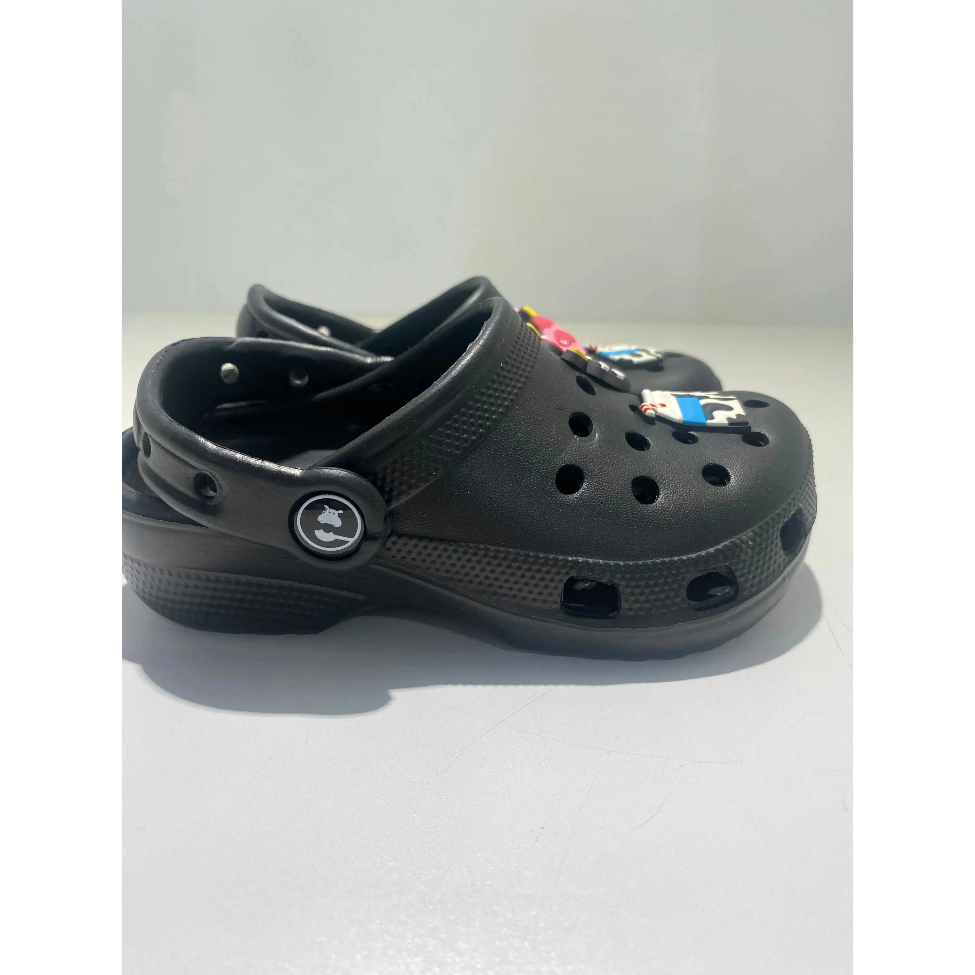 Kids Cartoon Themed Clogs with Stickers Kids Footwear CHP463C